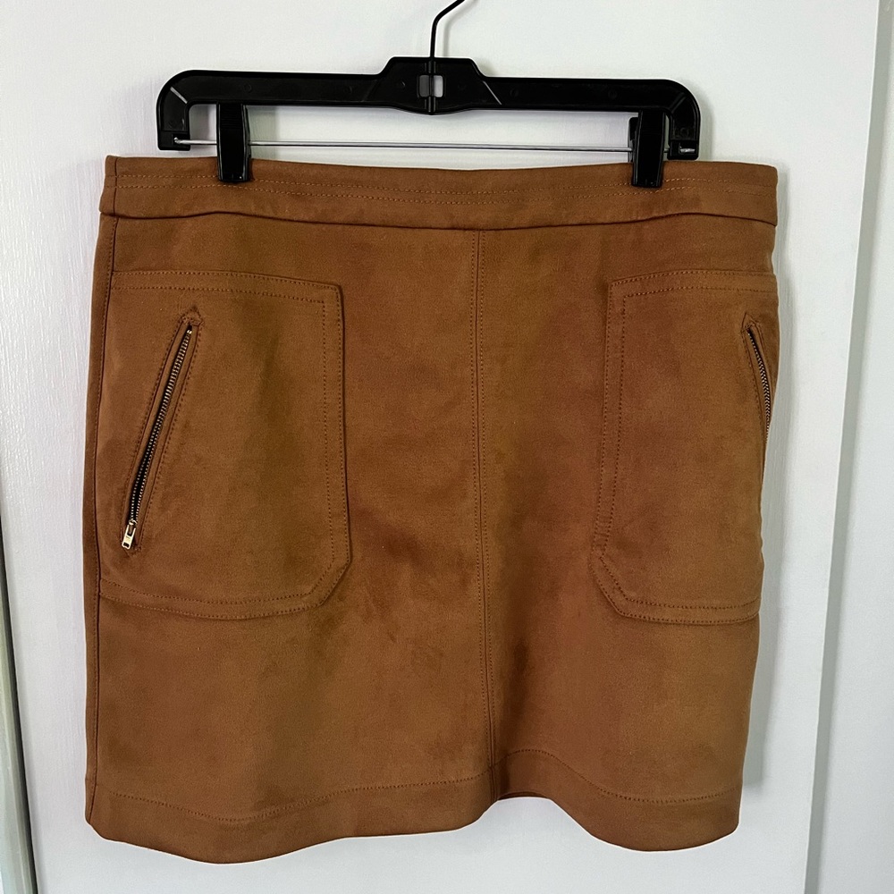 Faux Suede skirt